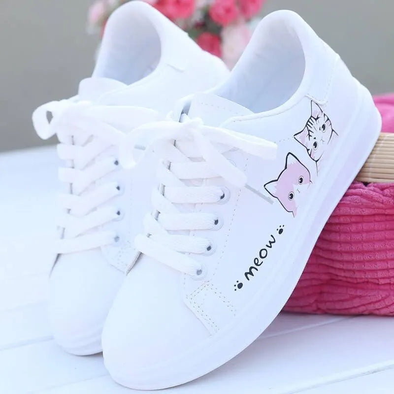 Chaussures Orthopédiques imprimées à lacets pour femmes Loky