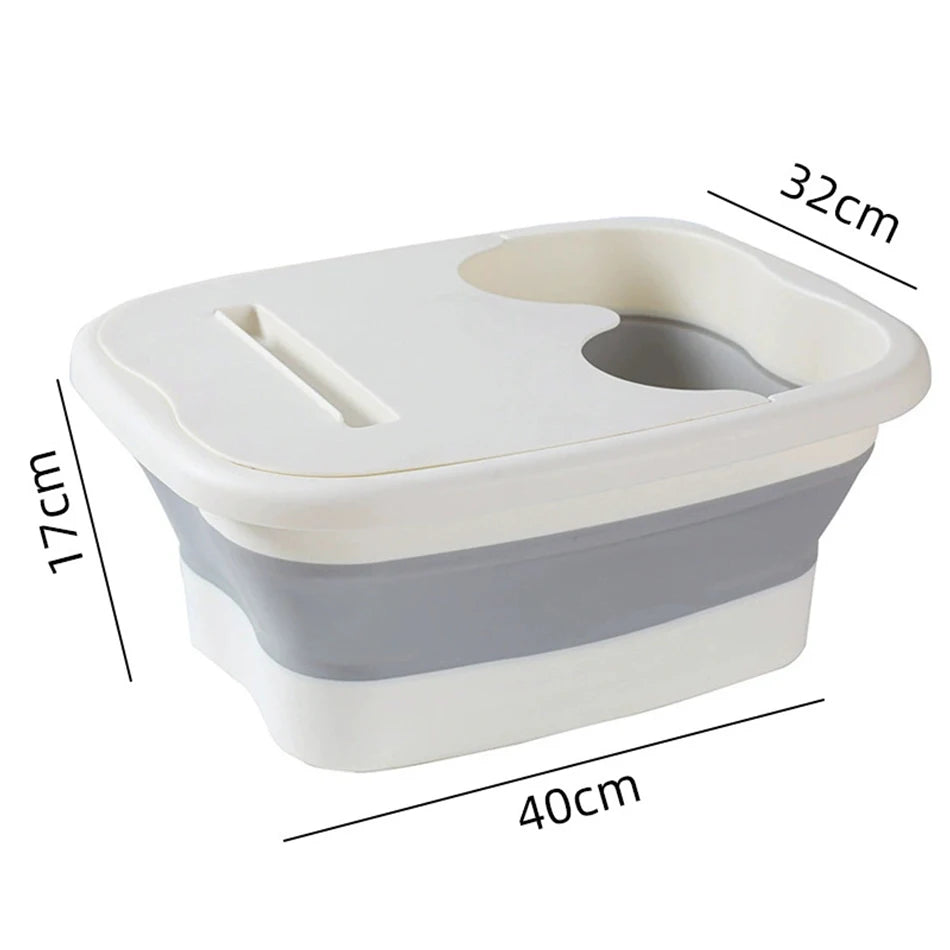 Bain de pied - Bassin pliable ergonomique pour usage à domicile et en