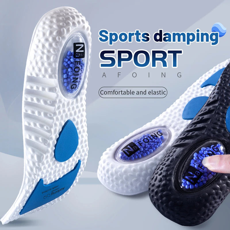 Semelles orthopédiques absorbant les chocs et respirantes
