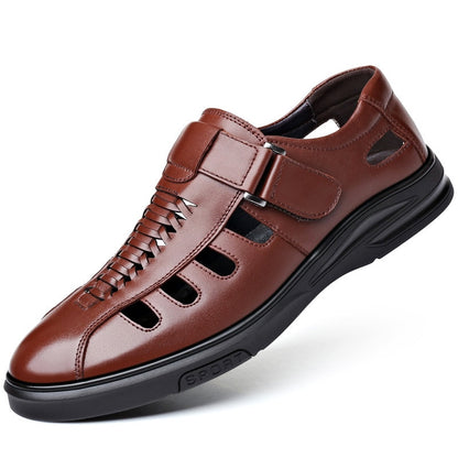 Men's Casual Leather Sandals - Questy
