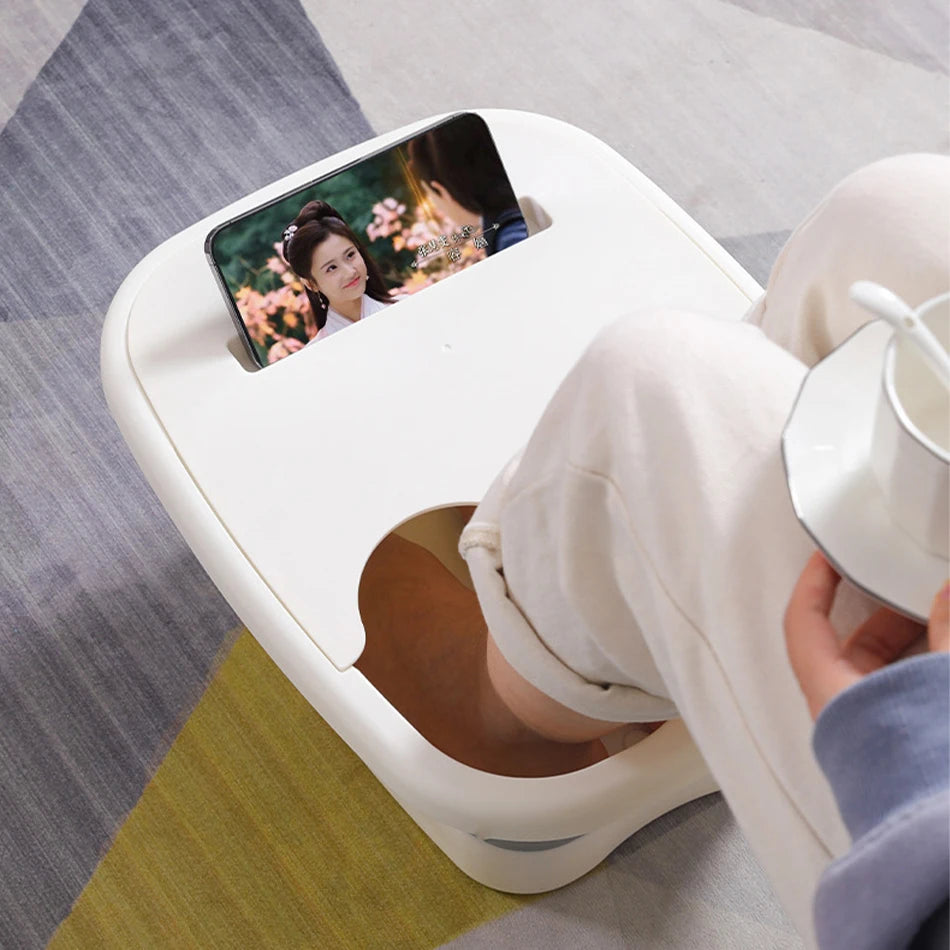 Bain de pied - Bassin pliable ergonomique pour usage à domicile et en