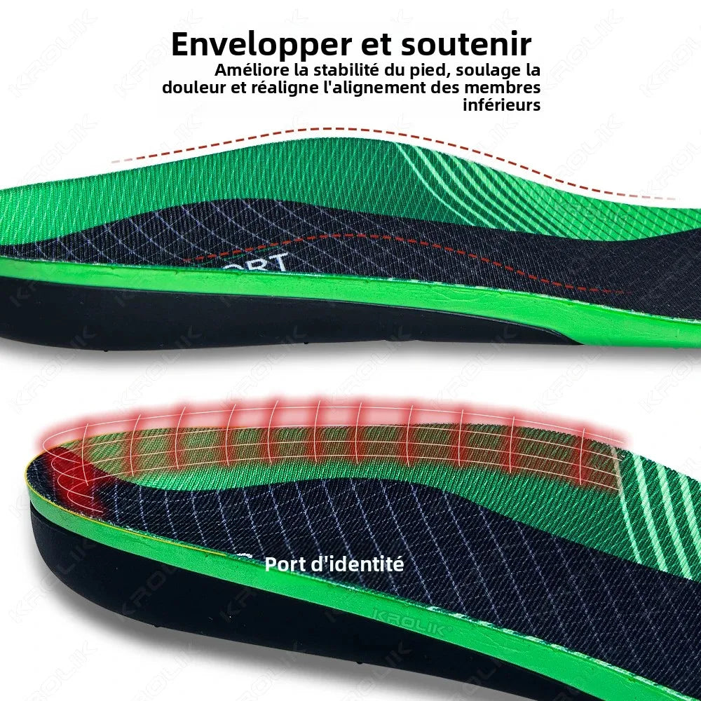 Collection Mode - Semelles orthopédiques confortables avec absorption des