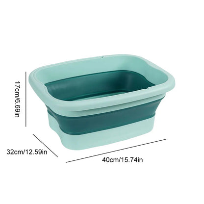 Bain de pied - Bassin pliable pour un massage relaxant et soulagement des
