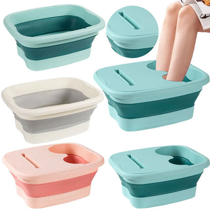 Bain de pied - Bassin pliable pour un massage relaxant et soulagement des