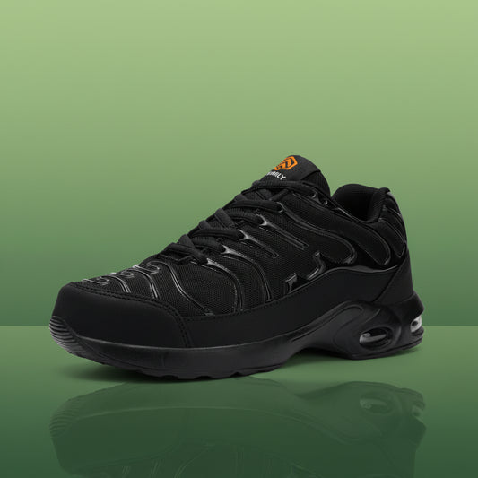 Chaussures de sécurité orthopédiques - Style Tn requin noir et confort opti - Noir / 46