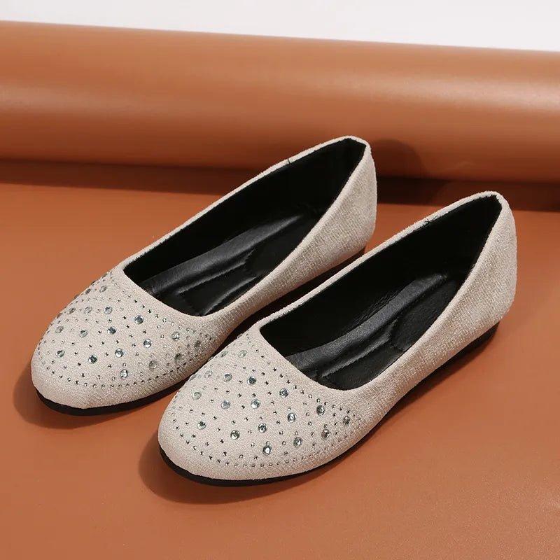Flat Orthopedic Shoes in Shiny Cookies for Women Solly