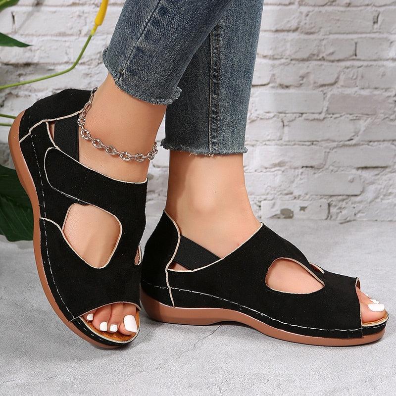 Sandales Femme Été Légères Orthopédiques Chaussons Confortables - Semelle Antidérapante Et Respirante
