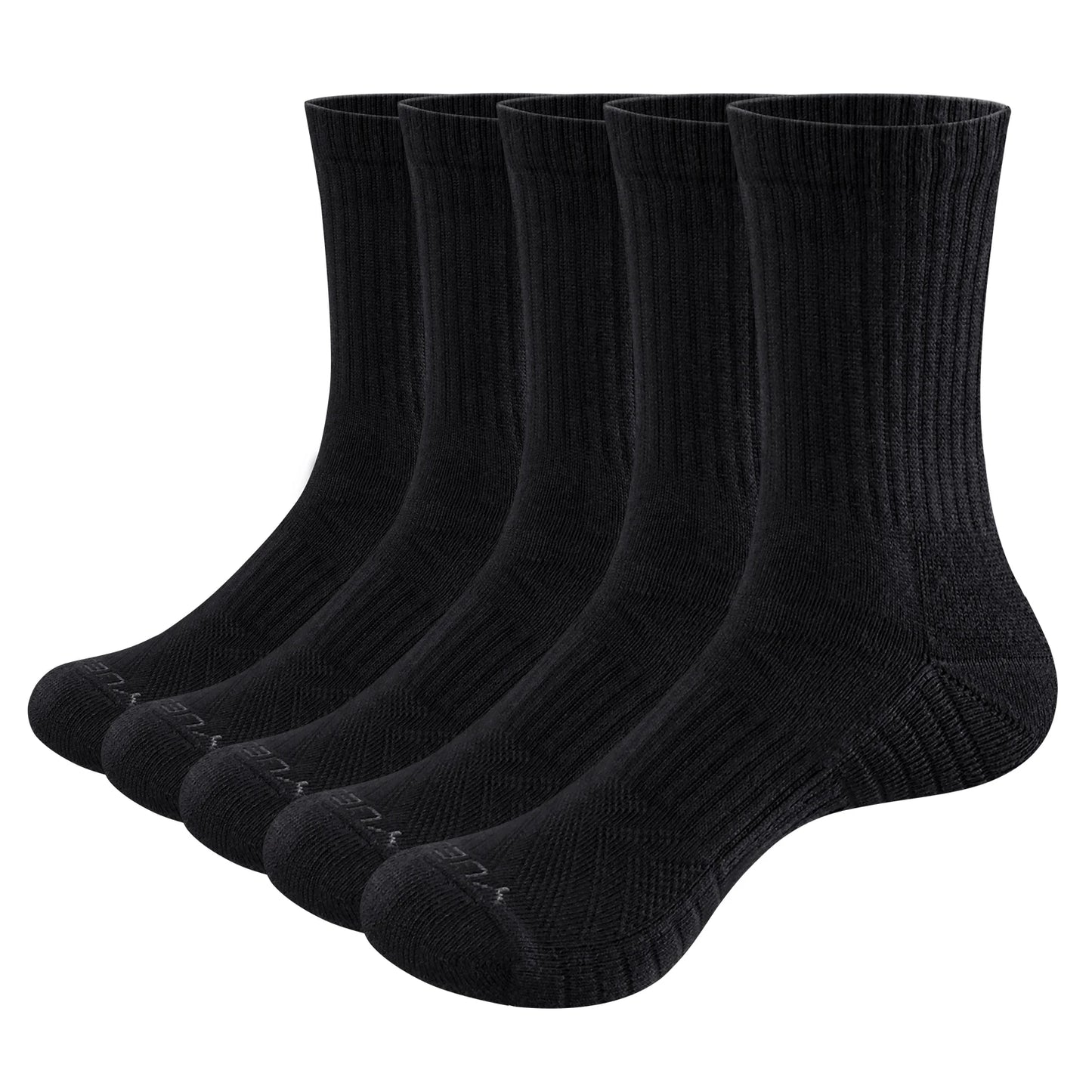 Chaussette chaussure de sécurité - Coton respirant pour un confort optimal - 5 Paires Blanc / XL 41-44