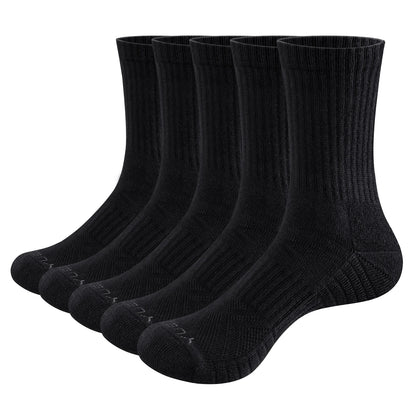 Chaussette chaussure de sécurité - Coton respirant pour un confort optimal - 5 Paires Blanc / XL 41-44