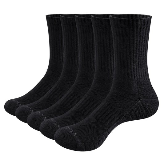 Chaussette chaussure de sécurité - Coton respirant pour un confort optimal - 5 Paires Blanc / XL 41-44
