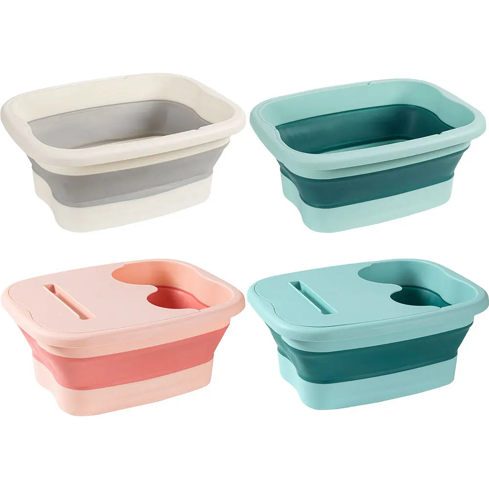 Bain de pied - Bassin pliable pour un massage relaxant et soulagement des