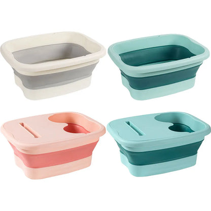 Bain de pied - Bassin pliable pour un massage relaxant et soulagement des