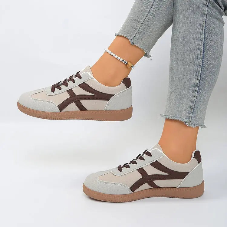 Basket orthopédique femme - Sneakers blanches confortables pour la saison