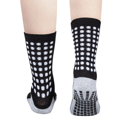 Chaussette chaussure de sécurité - Chaussettes antidérapantes pour hommes - 3 Paires Noir / XL (41-44)EU