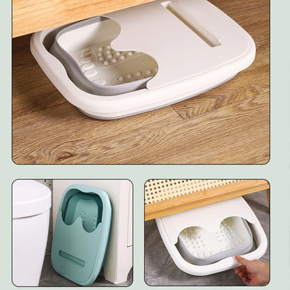 Bain de pied - Bassin pliable ergonomique pour usage à domicile et en