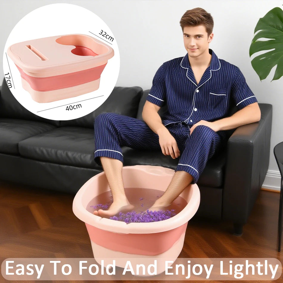 Bain de pied - Bassin pliable ergonomique pour usage à domicile et en