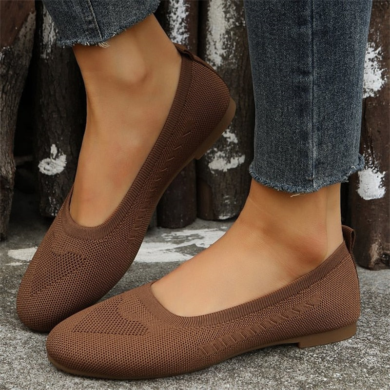 Women's Comfortable Round Head Orthopedic Shoes - Boochy