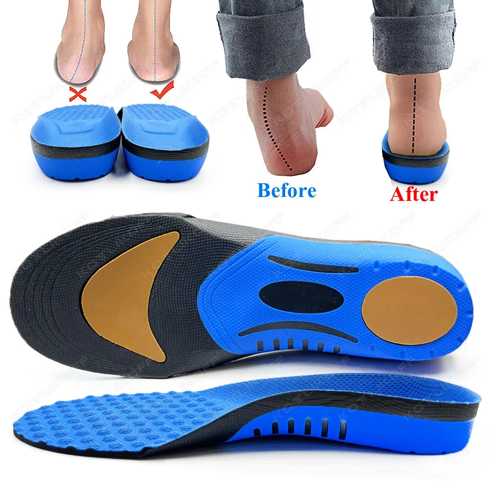 Collection Mode - Semelles orthopédiques confort pour pieds plats