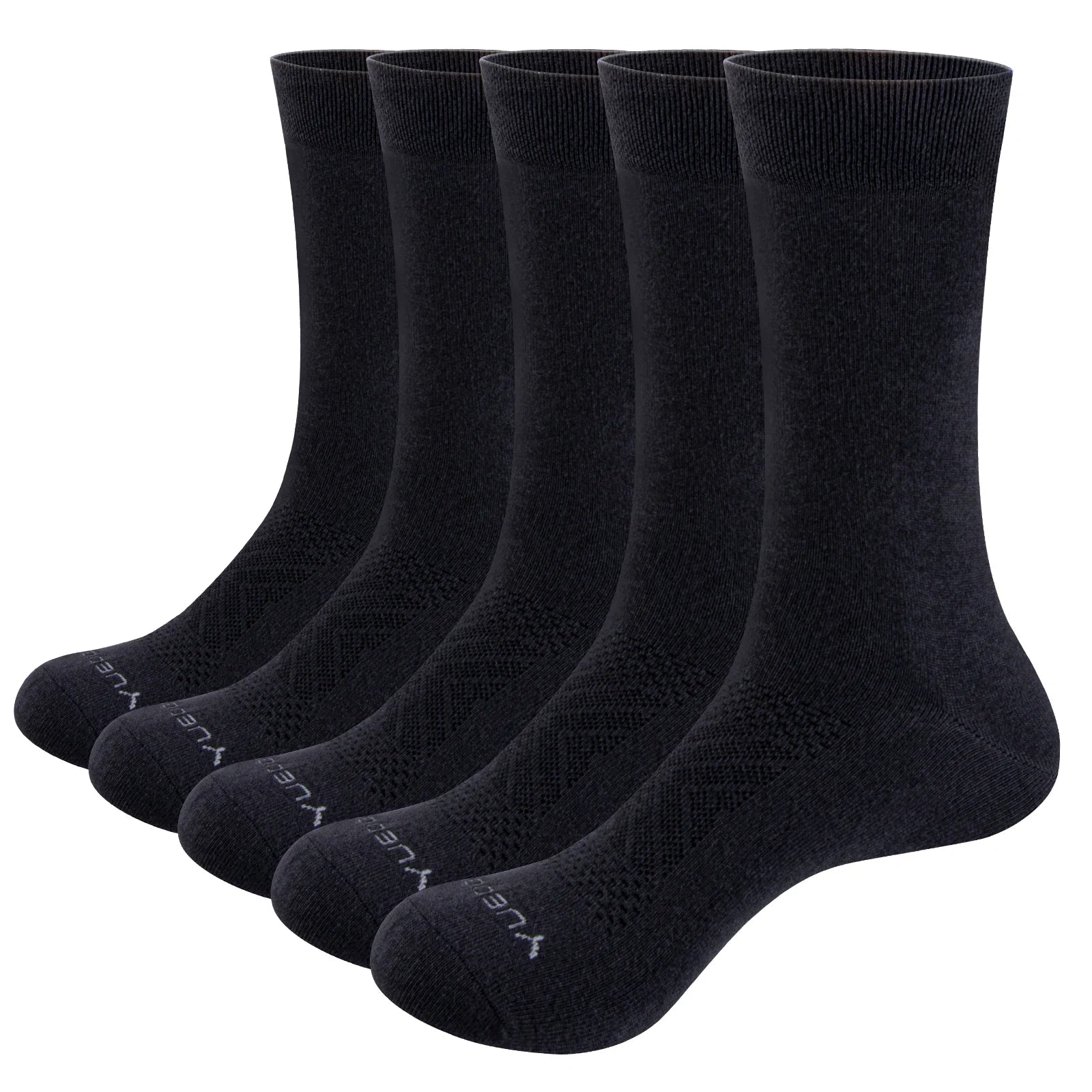 Chaussette chaussure de sécurité - Coton respirant pour confort optimal - 5 Paires Noir / L(Taille 37-41)