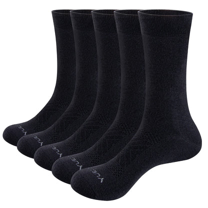 Chaussette chaussure de sécurité - Coton respirant pour confort optimal - 5 Paires Noir / L(Taille 37-41)