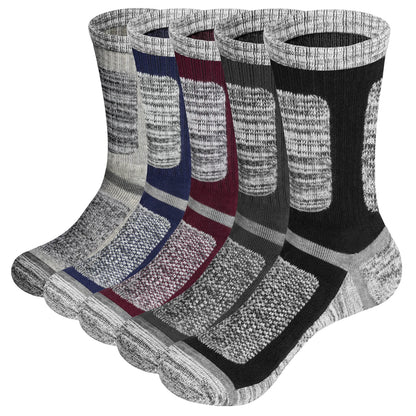 Chaussette chaussure de sécurité - Chaussettes confortables - 5 Paires Noir / XXL(44-46 EU)