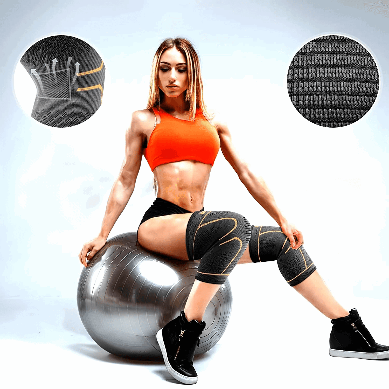 Genouillère menisque Stretch Support - Confort Orthopédique