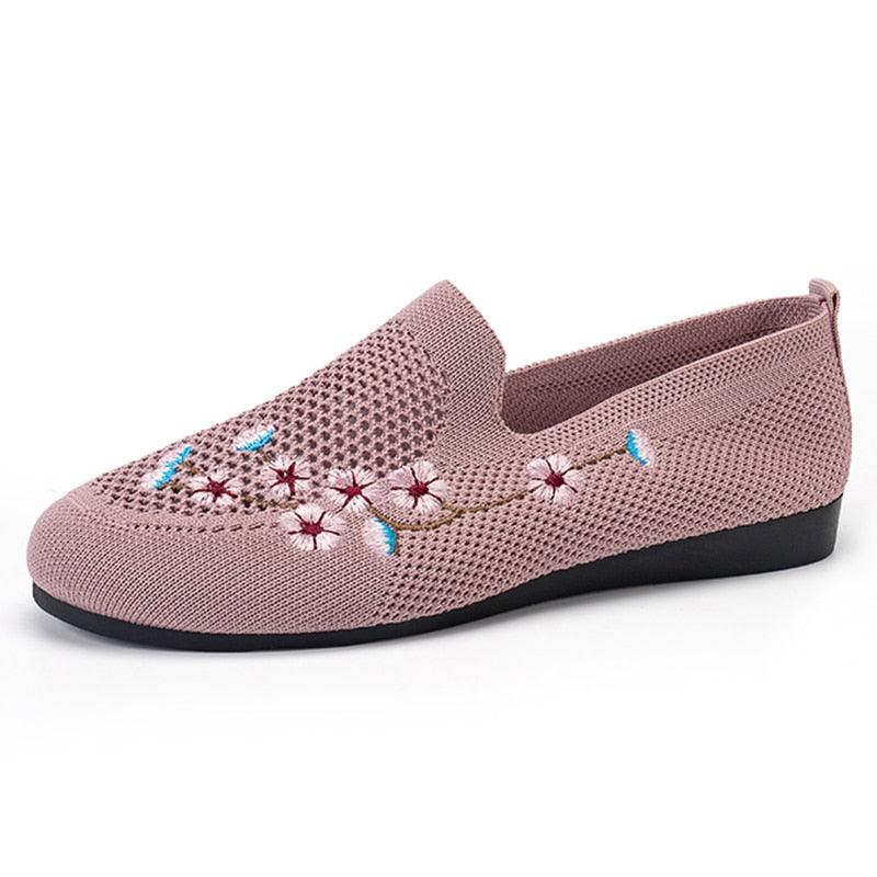 Chaussures Orthopédiques Plates Pour Femmes - Pointure 40 - Violet - Respirantes Et Décontractées - Neuf Emballé