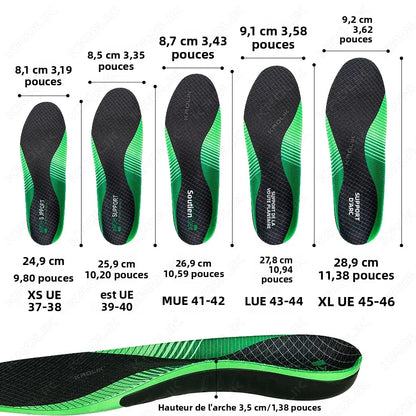 Collection Mode - Semelles orthopédiques confortables avec absorption des