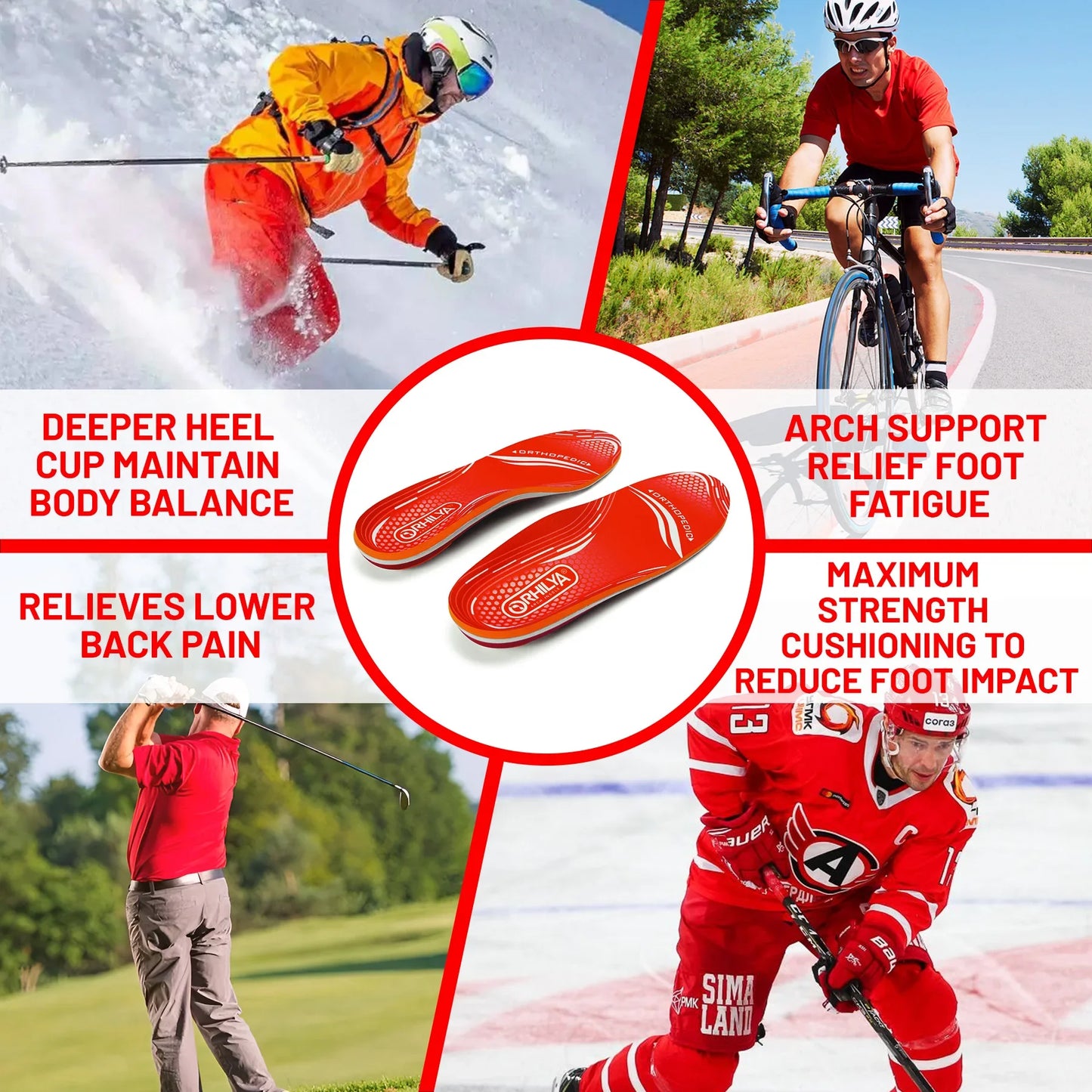 Collection Mode - Semelles orthopédiques pour soutien plantaire