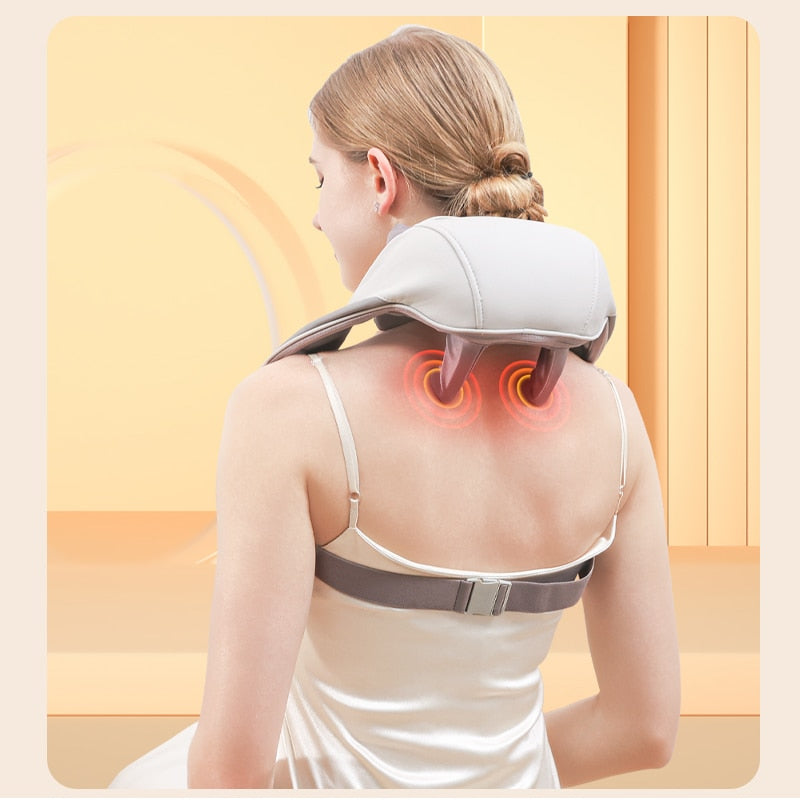 Multifunktionales elektrisches Nackenmassagegerät