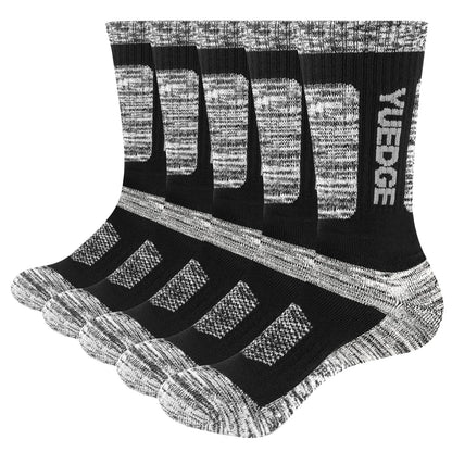 Chaussette chaussure de sécurité - Chaussettes thermiques respirantes - 5 Pairs Black / Xxl(44-46 eu)
