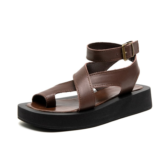 Women's Leather Sandals - Strap