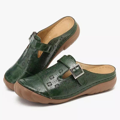 Sabot design traditionnel anti dérapant - 36 / Green
