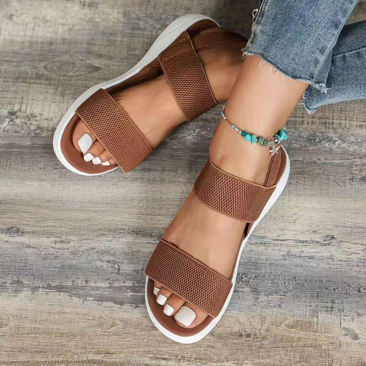 Sandalias Planas Sandalias Ortopedicas De Moda Nuevas Sandalias