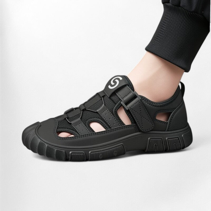 Sandale homme confortable - 43 / Black