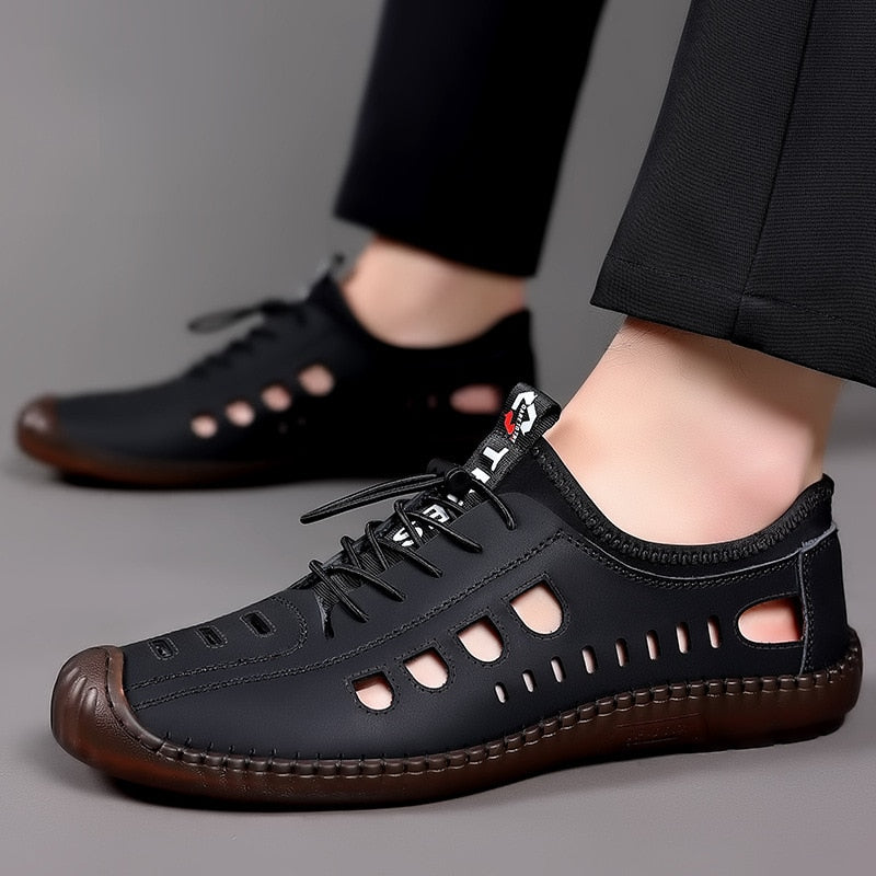 Chaussures décontractées fond souple pour hommes - Zenty