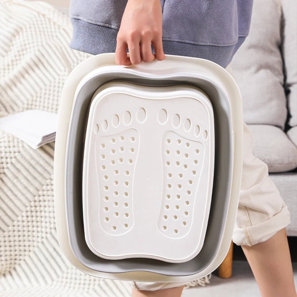 Bain de pied - Bassin pliable ergonomique pour usage à domicile et en