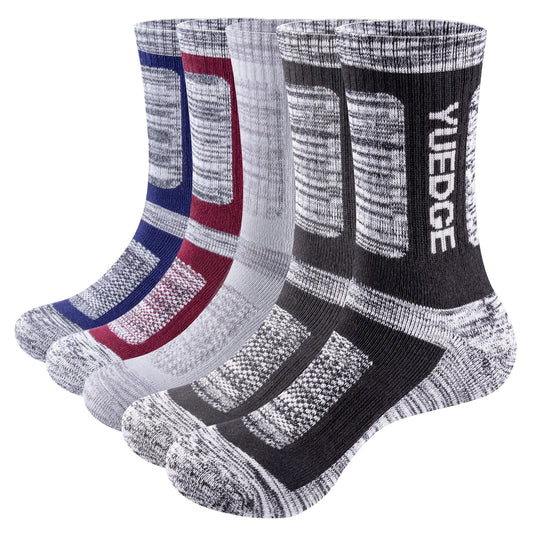 Chaussette chaussure de sécurité - Chaussettes thermiques respirantes - 5 Pairs Red / Xl(41-44 eu)
