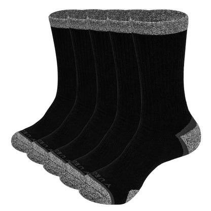 Chaussette chaussure de sécurité - Chaussettes thermiques confortables - 5 Paires Bleu / XL(41-44 EU)