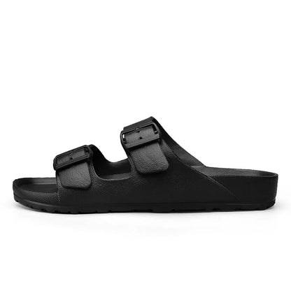 Claquette orthopédique homme à deux brides réglables - Bleu / 47