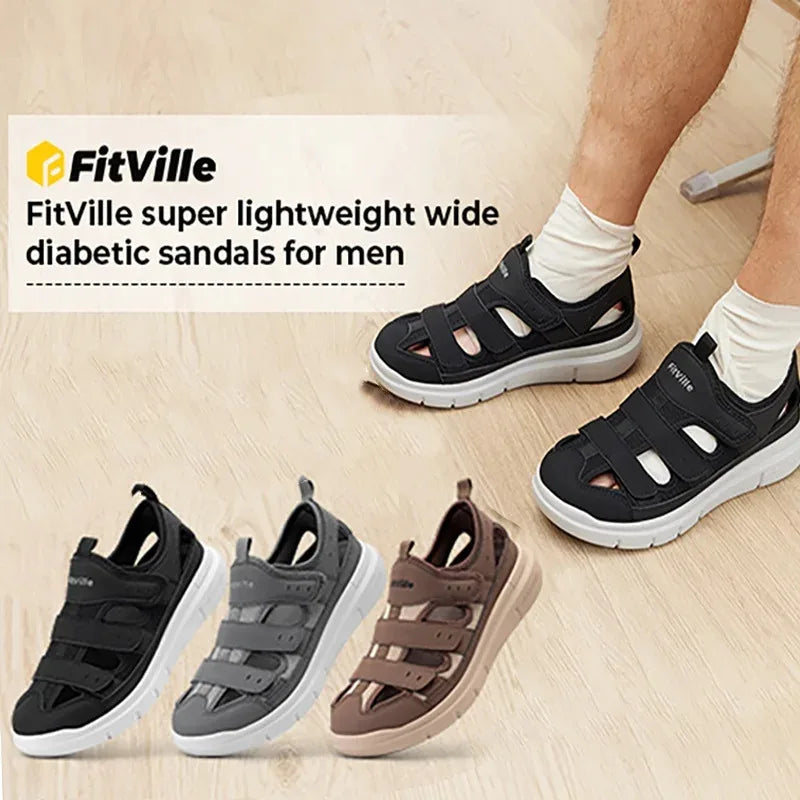 Sandales Orthopédiques Homme – Édition Active | Maintien parfait - Gris / 50