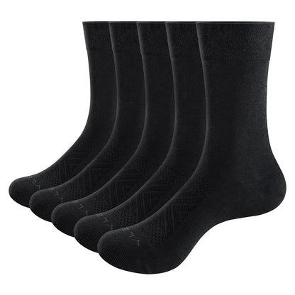 Chaussette chaussure de sécurité - Chaussettes en coton respirantes pour homme - 5 Pairs Black / Xl 38-46
