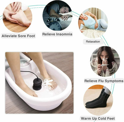 Bain de pied - Spa relaxant avec vibrations et ionisation