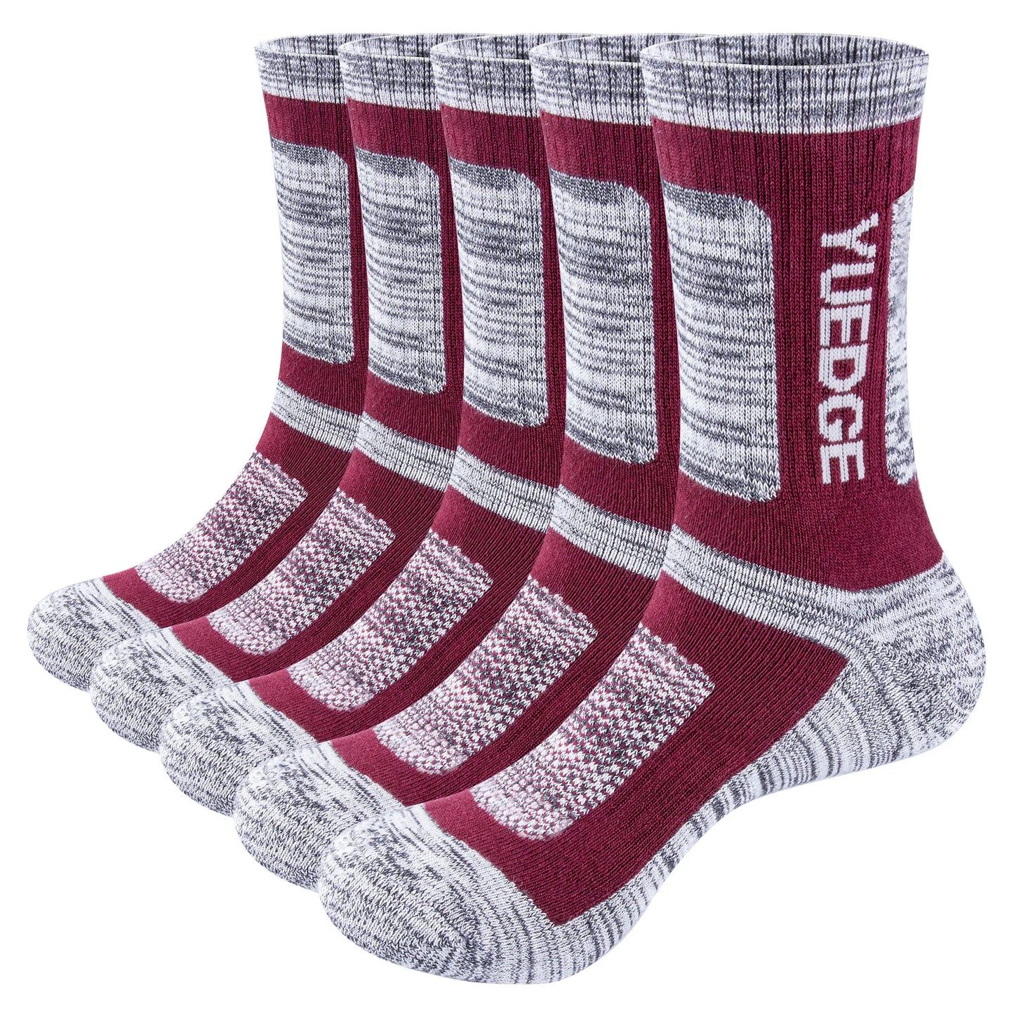 Chaussette chaussure de sécurité - Chaussettes thermiques respirantes - 5 Pairs Black / Xl(41-44 eu)