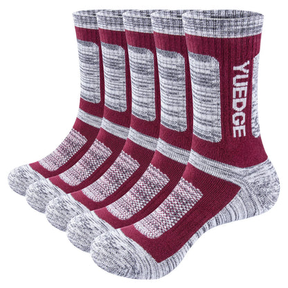 Chaussette chaussure de sécurité - Chaussettes thermiques respirantes - 5 Pairs Black / Xl(41-44 eu)