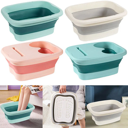 Bain de pied - Bassin pliable pour un massage relaxant et soulagement des