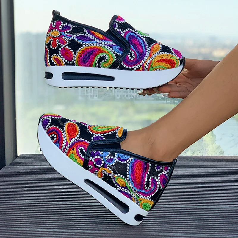 Basket orthopédique femme - Sneakers légères en mesh respirant