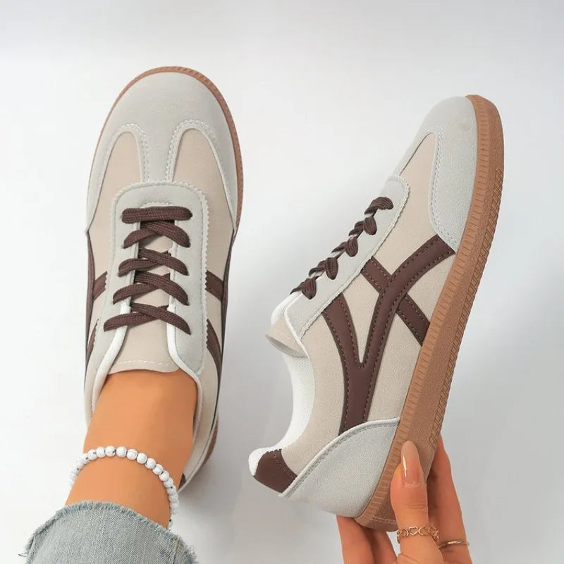 Basket orthopédique femme - Sneakers blanches confortables pour la saison