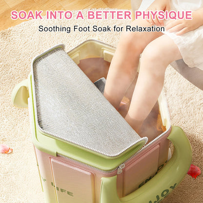 Bain de pied - Bassin pliable portable pour pédicure à domicile