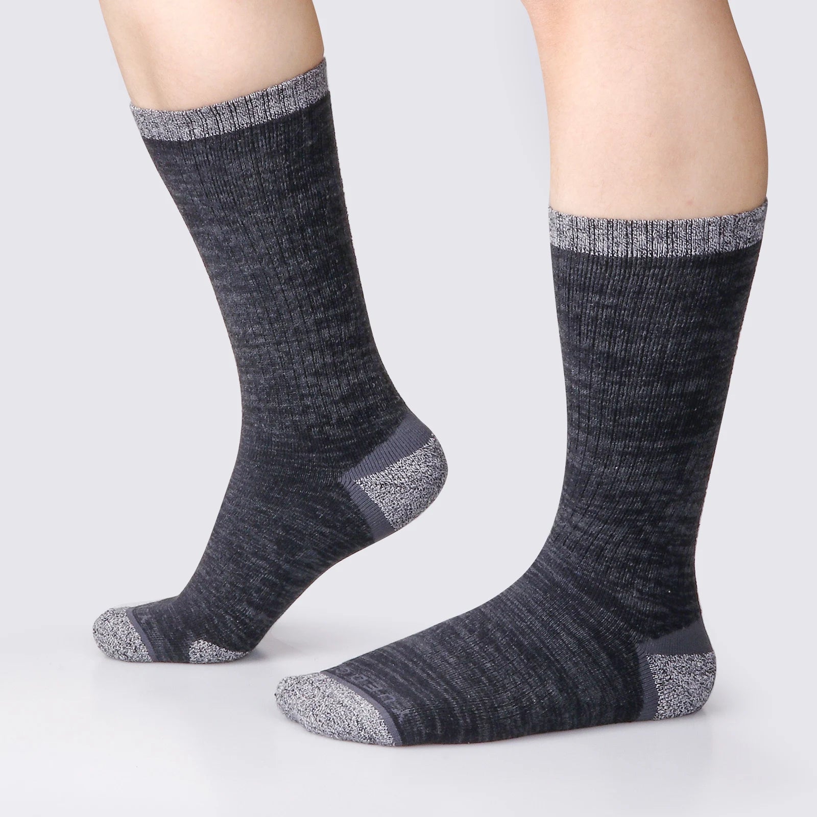 Chaussette chaussure de sécurité - Chaussettes thermiques confortables - 5 Paires Noir / XL(41-44 EU)